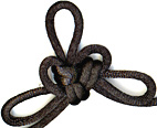 triangular good luck knot