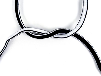 A half-knot tied with two cords.