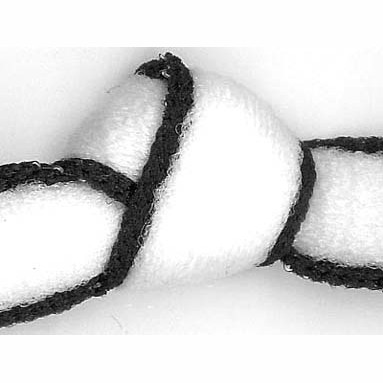 tightened overhand knot