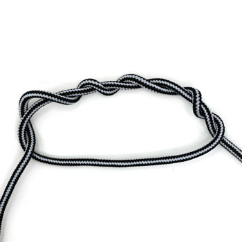 A smaller closed loop with twisted coil at top.