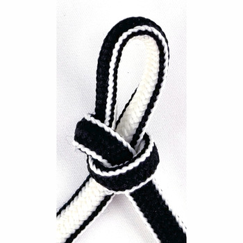 tightened overhand slip knot tied with an unspliced cord